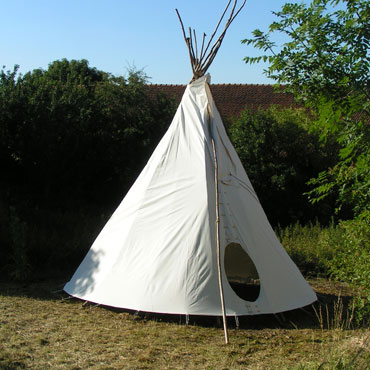 séjour dans un tipi